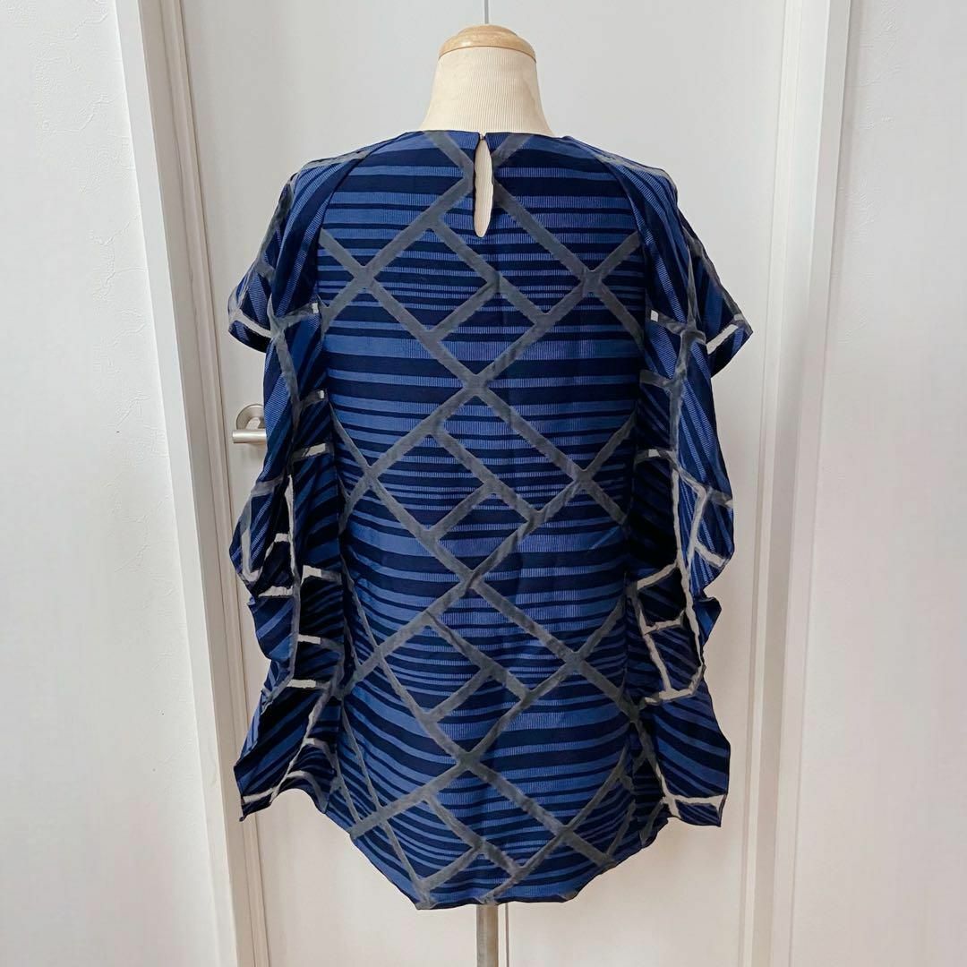 FOXEY - 極美品♡ADEAM フォクシー シルク 総柄ドレスブラウス