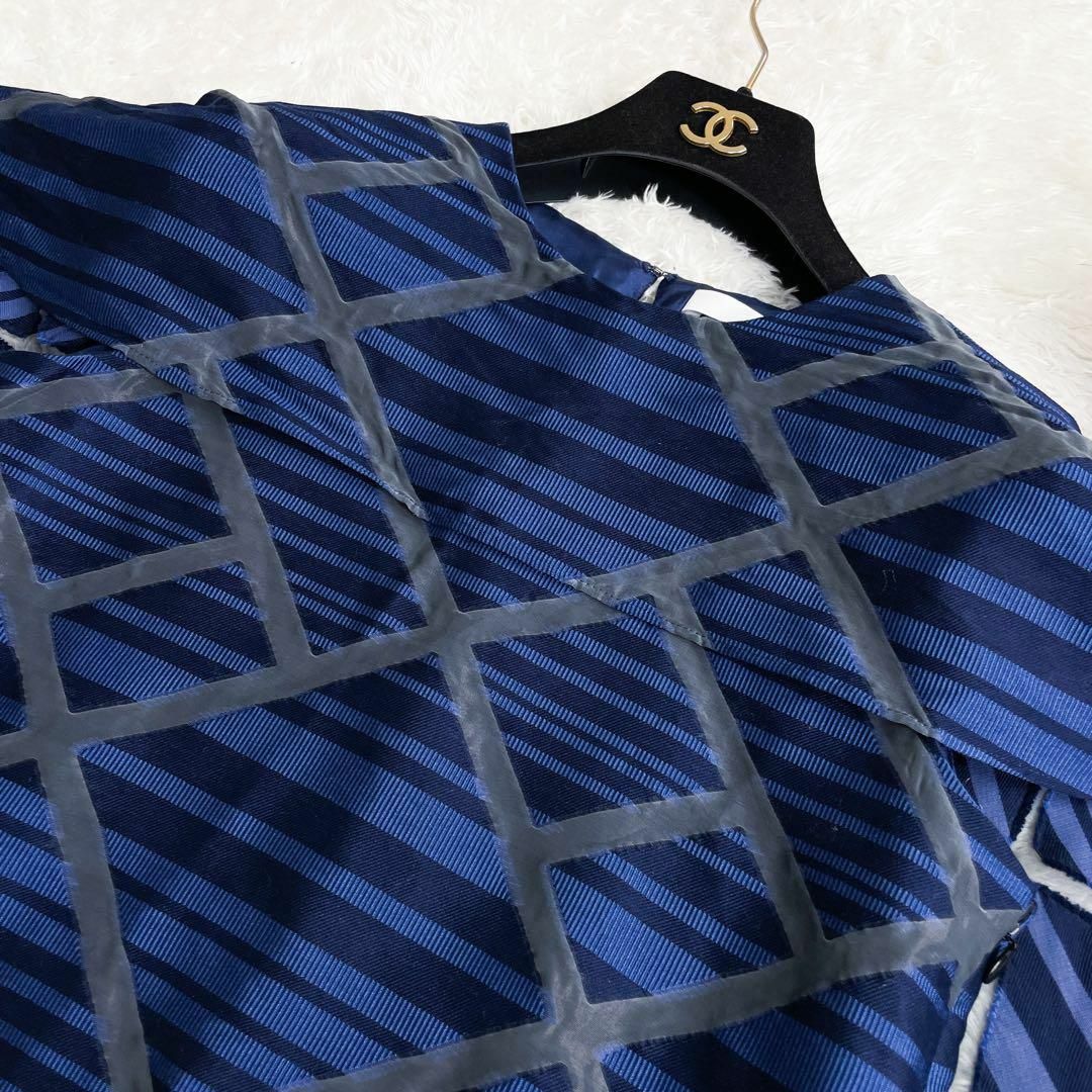 FOXEY - 極美品♡ADEAM フォクシー シルク 総柄ドレスブラウス