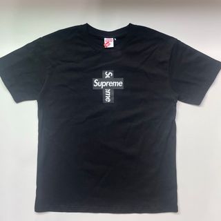 シュプリーム(Supreme)のSupreme Cross Box Logo Tee  ボックスロゴ(Tシャツ/カットソー(半袖/袖なし))