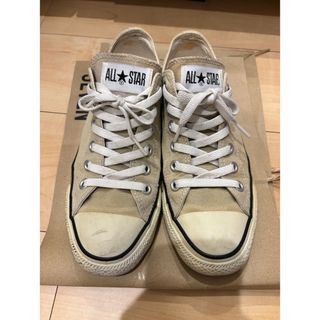 コンバース(CONVERSE)のconverse ベージュ 24.5cm(スニーカー)