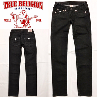 トゥルーレリジョン(True Religion)の美品 TRUE RELIGION 送料込 4万円程 USA製 スキニー デニム(デニム/ジーンズ)