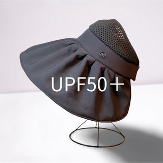 UPF50＋ UVカット サンバイザー おしゃれ レディース 日除け ゴルフ (その他)