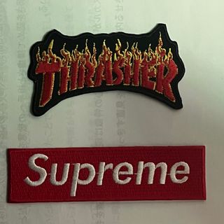 スラッシャー(THRASHER)のワッペン　スラッシャー　シュプリーム(各種パーツ)