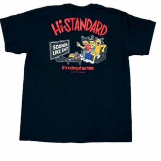 Hi-STANDARD SLS TEE BLACK Lサイズ(Tシャツ/カットソー(半袖/袖なし))