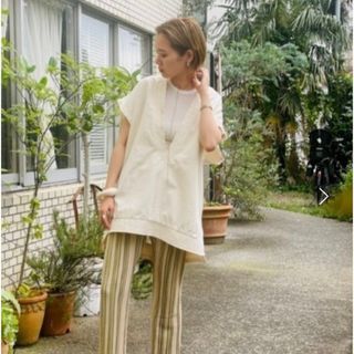 TODAYFUL - 【まだまだ綺麗に着れます】todayful コットンキーネックプルオーバー