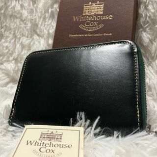 ホワイトハウスコックス(WHITEHOUSE COX)の【美品】ホワイトハウスコックス Whitehouse Cox ラウンドジップ財布(折り財布)