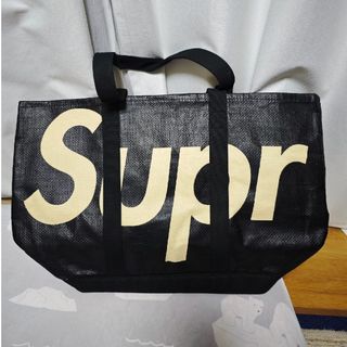 Supreme - 20SS SUPREME Raffia Tote Bag 黒 シュプリーム