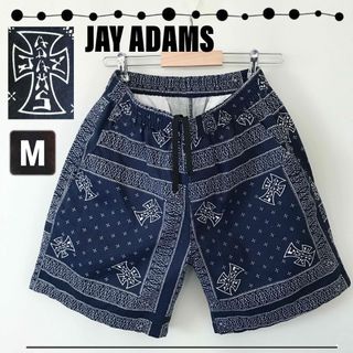 JAY ADAMS★バンダナ柄★スケーター/イージーショーツ★WEGO別注★M(ショートパンツ)