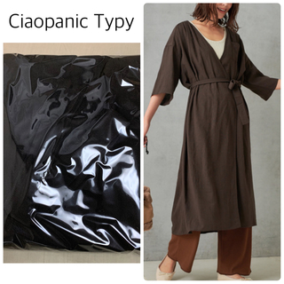 CIAOPANIC TYPY - 【新品タグ付】Ciaopanic Typyガウンワンピース　ライトアウター