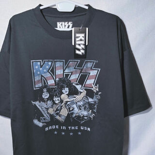 新品 Tシャツ 5L キッス KISS ポールスタンレ USA  バンド ロック(Tシャツ/カットソー(半袖/袖なし))