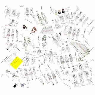 桜Trick 設定資料 制作資料 【206枚】