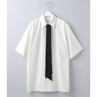 ロク(6 (ROKU))の6(ROKU) TIE SHIRT/シャツ タイ付き　半袖シャツ　¥23,100(シャツ/ブラウス(半袖/袖なし))