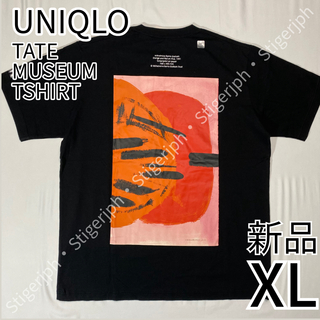 ユニクロ(UNIQLO)のユニクロ　テート美術館 UT Tシャツ　半袖　ブラック　XLサイズ(Tシャツ/カットソー(半袖/袖なし))