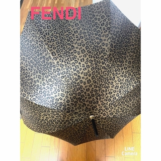 フェンディ(FENDI)の❤️美品フェンディ長傘レオパード柄(傘)