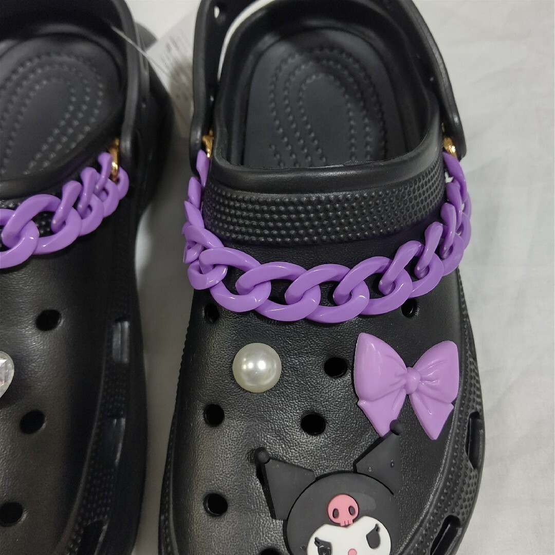 サンリオ - 新品 クロミちゃん厚底サンダル KUROMIサンダル Mの サンリオ - 新品 クロミちゃん厚底サンダル KUROMIサンダル Mの