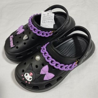 サンリオ - 新品 クロミちゃん厚底サンダル KUROMIサンダル Mの サンリオ - 新品 クロミちゃん厚底サンダル KUROMIサンダル Mの