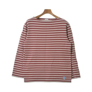 オーシバル(ORCIVAL)のORCIVAL オーシバル Tシャツ・カットソー 4(M位) 赤x白(ボーダー) 【古着】【中古】(Tシャツ/カットソー(半袖/袖なし))