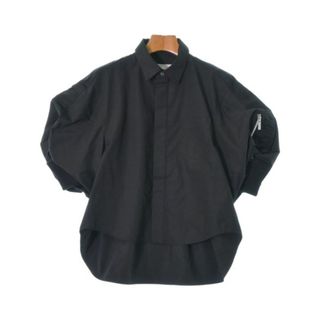 サカイ(sacai)のsacai サカイ ブラウス 1(S位) 黒 【古着】【中古】(シャツ/ブラウス(長袖/七分))