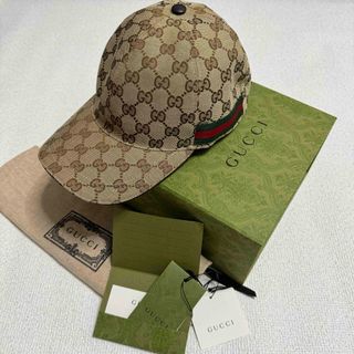 グッチ(Gucci)のＭサイズ【グッチ】オリジナルGGキャンバス ベースボールキャップ(キャップ)