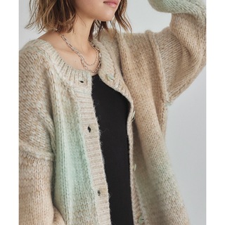 titivate - titivate 2way gradation knit cardigan ♡