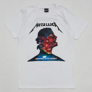 新品 メタリカ ロック Tシャツ ag3-0017/S ホワイト(Tシャツ/カットソー(半袖/袖なし))