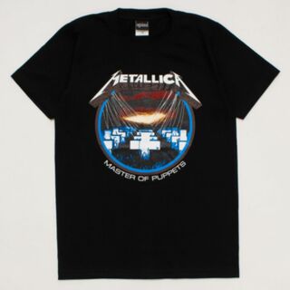 新品 メタリカ ロック Tシャツ agt-0287/S～XL　ブラック(Tシャツ/カットソー(半袖/袖なし))
