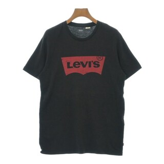 Levi's - Levi's リーバイス Tシャツ・カットソー M 黒系(黒がかっています) 【古着】【中古】