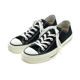 コンバース(CONVERSE)のCONVERSE コンバース スニーカー UK4 1/2(23cm位) 黒 【古着】【中古】(スニーカー)