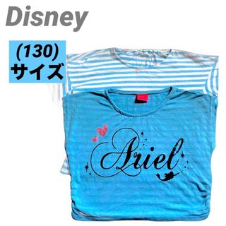 ディズニー(Disney)のキッズ　Disney ディズニー　 Tシャツ　ボーダー　 半袖Tシャツ 半袖(Tシャツ/カットソー)