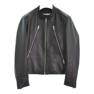 Maison Margiela メゾンマルジェラ ライダース 50(XL位) 茶 【古着】【中古】(ライダースジャケット)