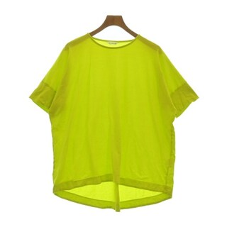 フラマン(FLAMAND)のFLAMAND フラマン Tシャツ・カットソー 4(XL位) 黄 【古着】【中古】(Tシャツ/カットソー(半袖/袖なし))