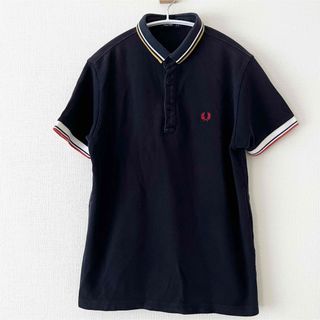 フレッドペリー(FRED PERRY)の【お値下げ歓迎、即日発送】フレッドペリー　ポロシャツ　リンガー　日本製　希少　綿(ポロシャツ)