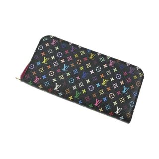 ルイヴィトン(LOUIS VUITTON)のLOUIS VUITTON 財布・コインケース - 黒xピンクx水色等(総柄) 【古着】【中古】(財布)