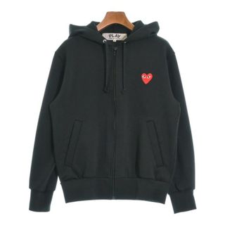 PLAY COMME des GARCONS パーカー S 黒 【古着】【中古】(パーカー)