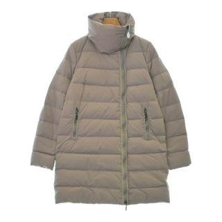 モンクレール(MONCLER)のMONCLER モンクレール ダウンコート 1(S位) ベージュ 【古着】【中古】(ダウンコート)