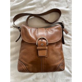 コーチ(COACH)の美品　オールドコーチ　ショルダーバック　ブラウン　OLD  COACH(ショルダーバッグ)