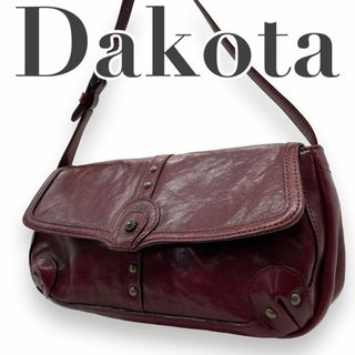 Dakota - 美品　Dakota ダコタ　s99 レザー　ハンドバッグ　ボルドー　フラップ　赤