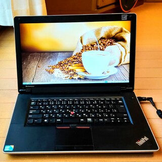 レノボ(Lenovo)のノートパソコン Lenovo Edge0301、オフィス付き！設定不要です！(ノートPC)