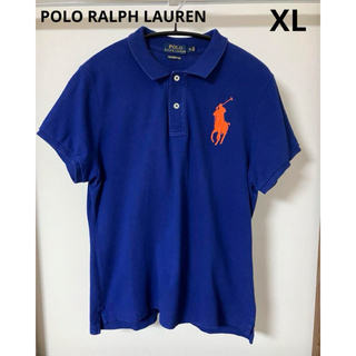 ポロラルフローレン(POLO RALPH LAUREN)のPOLO RALPH LAUREN ポロシャツ レディース XL 青 BIG(ポロシャツ)