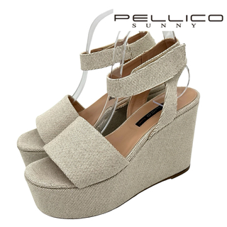 ペリーコ(PELLICO)の〈美品〉PELLICO SUNNY ペリーコ【24.5】ウェッジ 厚底 サンダル(サンダル)