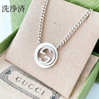 Gucci - 【洗浄済】グッチ GUCCI 925 ネックレス シルバー メンズ Y325