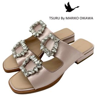 ツルバイマリコオイカワ(TSURU by Mariko Oikawa)の〈美品〉TsurubyMarikoOikawa ツルバイ【22.5】サンダル(サンダル)