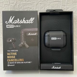 マーシャル(Marshall)のfA  【新品未開封】Marshall Motif A.N.C.　黒　ブラック(ヘッドフォン/イヤフォン)