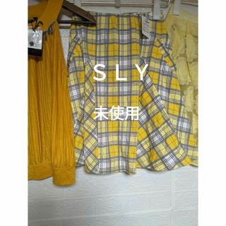 SLY - 匿名配送＊未使用☆SLY（1）コットン100％レディースフレアスカート（肌触り良