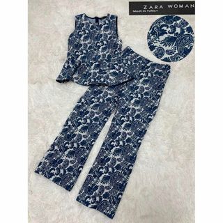 ZARA HOME - ザラ ZARA WOMEN ノースリーブ  ペイズリー柄 セットアップ