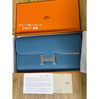 エルメス(Hermes)のエルメス　HERMES コンスタンス　トゥーゴー　ニューブルージーン(財布)