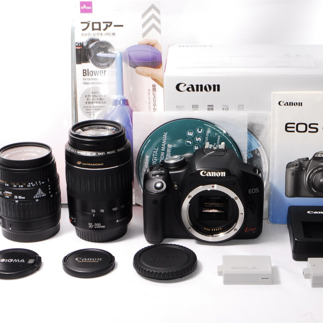Canon初心者におすすめの入門機☆Canon Kiss x3 一眼レフ カメラ Canon初心者におすすめの入門機☆Canon Kiss x3 一眼レフ カメラ