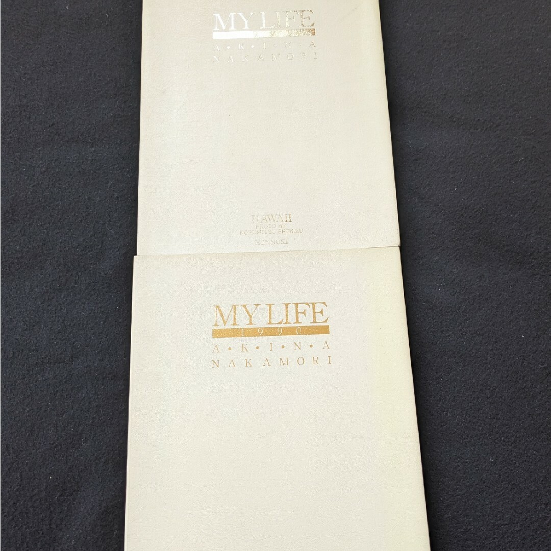 中森明菜 写真集 MY LIFE 2冊セット レコーディング プール 海 中森明菜 写真集 MY LIFE 2冊セット レコーディング プール 海
