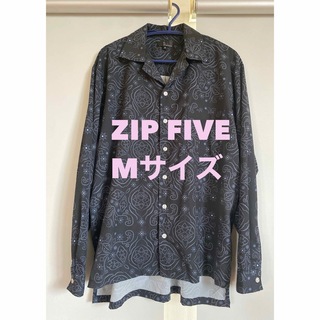 ジップファイブ(ZIP FIVE)のZIP five  長袖シャツ　Mサイズ(シャツ)