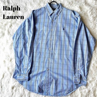 Ralph Lauren - 【美品】ラルフローレン ボタンダウンシャツ チェック オーバーサイズ M レア柄